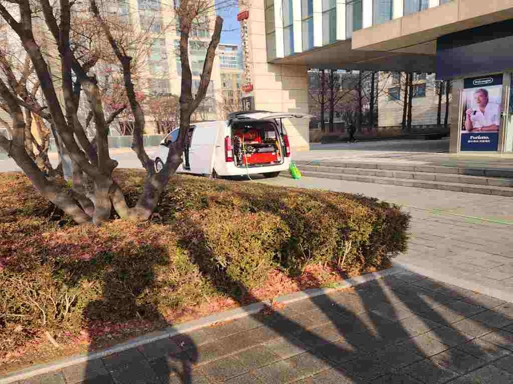 용산구 상가 건물 고압세척 출동